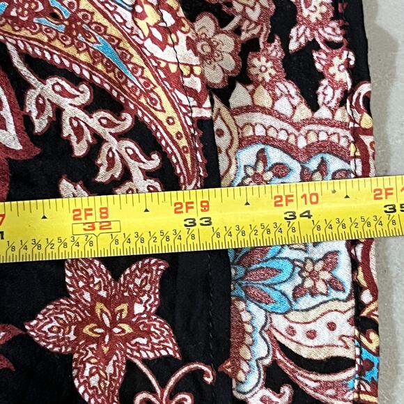 Anthropologie Women's Cady Mock Neck Paisley Tiered Tunic Dress Size Small - Picture 9 of 10